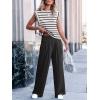 imageANRABESS Women 2 Piece Outfits Tank Top amp Palazzo Pants 2026 Summer Lounge Matching Sets Travel Vacation Beach ClothingStripe Black and White