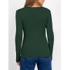 imageANRABESS Women Long Sleeve Thermal Shirt Fleece Tops 2026 Fall Winter Crew Neck Casual Base Layer TShirts Warm UndershirtsForest Green