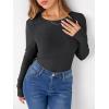 imageANRABESS Women Long Sleeve Thermal Shirt Fleece Tops 2026 Fall Winter Crew Neck Casual Base Layer TShirts Warm UndershirtsGrayish Black