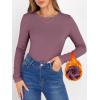 imageANRABESS Women Long Sleeve Thermal Shirt Fleece Tops 2026 Fall Winter Crew Neck Casual Base Layer TShirts Warm UndershirtsMauve