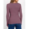 imageANRABESS Women Long Sleeve Thermal Shirt Fleece Tops 2026 Fall Winter Crew Neck Casual Base Layer TShirts Warm UndershirtsMauve