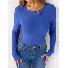imageANRABESS Women Long Sleeve Thermal Shirt Fleece Tops 2026 Fall Winter Crew Neck Casual Base Layer TShirts Warm UndershirtsRoyal Blue