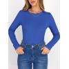 imageANRABESS Women Long Sleeve Thermal Shirt Fleece Tops 2026 Fall Winter Crew Neck Casual Base Layer TShirts Warm UndershirtsRoyal Blue