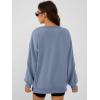 imageANRABESS Women Oversized Long Sleeve Sweatshirts Crewneck Side Slit Loose Teen Girl Pullover Top 2026 Fall Y2K Trendy OutfitsLight Blue