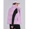 imageANRABESS Women Puffer Vest Sleeveless Zip Up Stand Collar Quilted Lightweight Jacket Winter Warm Puffer Padded Down OuterwearPink