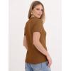 imageANRABESS Womens 100 Wool Short Sleeve Summer Sweaters Dressy Casual Blouse Work Office Top 2026 Spring Vacation ClothesCaramel