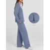 imageANRABESS Womens 2 Piece Lounge Sets Casual Travel Outfits Wide Leg Tracksuit Sweatsuits Matching Set 2026 Fall ClothesBlue