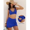 imageANRABESS Womens Bikini Skirt Sets High Waisted Two Piece Swimsuits 2026 Summer Tummy Control Mesh Swim Bathing SuitsRoyal Blue