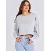imageANRABESS Womens Cropped Sweatshirts Oversized Crewneck Long Sleeve Tops 2026 Spring Winter Loose Pullover Teen Girls ClothesGray