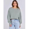 imageANRABESS Womens Cropped Sweatshirts Oversized Crewneck Long Sleeve Tops 2026 Spring Winter Loose Pullover Teen Girls ClothesLight Green