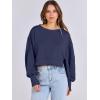 imageANRABESS Womens Cropped Sweatshirts Oversized Crewneck Long Sleeve Tops 2026 Spring Winter Loose Pullover Teen Girls ClothesNavy Blue