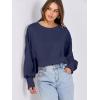 imageANRABESS Womens Cropped Sweatshirts Oversized Crewneck Long Sleeve Tops 2026 Spring Winter Loose Pullover Teen Girls ClothesNavy Blue