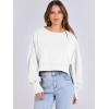 imageANRABESS Womens Cropped Sweatshirts Oversized Crewneck Long Sleeve Tops 2026 Spring Winter Loose Pullover Teen Girls ClothesWhite