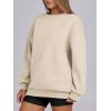 imageANRABESS Womens Oversized Sweatshirts Hoodies Crewneck Fleece Pullover Sweaters 2026 Fall Outfits Teen Girls Winter ClothesApricot