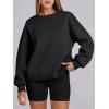imageANRABESS Womens Oversized Sweatshirts Hoodies Crewneck Fleece Pullover Sweaters 2026 Fall Outfits Teen Girls Winter ClothesBlack