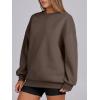 imageANRABESS Womens Oversized Sweatshirts Hoodies Crewneck Fleece Pullover Sweaters 2026 Fall Outfits Teen Girls Winter ClothesBrown