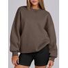 imageANRABESS Womens Oversized Sweatshirts Hoodies Crewneck Fleece Pullover Sweaters 2026 Fall Outfits Teen Girls Winter ClothesBrown