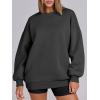 imageANRABESS Womens Oversized Sweatshirts Hoodies Crewneck Fleece Pullover Sweaters 2026 Fall Outfits Teen Girls Winter ClothesDark Grey