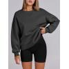 imageANRABESS Womens Oversized Sweatshirts Hoodies Crewneck Fleece Pullover Sweaters 2026 Fall Outfits Teen Girls Winter ClothesDark Grey