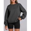imageANRABESS Womens Oversized Sweatshirts Hoodies Crewneck Fleece Pullover Sweaters 2026 Fall Outfits Teen Girls Winter ClothesDark Grey
