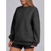 imageANRABESS Womens Oversized Sweatshirts Hoodies Crewneck Fleece Pullover Sweaters 2026 Fall Outfits Teen Girls Winter ClothesDark Grey