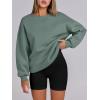 imageANRABESS Womens Oversized Sweatshirts Hoodies Crewneck Fleece Pullover Sweaters 2026 Fall Outfits Teen Girls Winter ClothesLightgreen