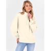 imageANRABESS Womens Oversized Sweatshirts Quarter Zip Long Sleeve Comfy Casual Pullover Tops 2025 Fall Trendy Y2K ClothesAlmond