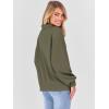 imageANRABESS Womens Oversized Sweatshirts Quarter Zip Long Sleeve Comfy Casual Pullover Tops 2025 Fall Trendy Y2K ClothesArmy Green