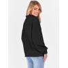 imageANRABESS Womens Oversized Sweatshirts Quarter Zip Long Sleeve Comfy Casual Pullover Tops 2025 Fall Trendy Y2K ClothesBlack