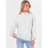 imageANRABESS Womens Oversized Sweatshirts Quarter Zip Long Sleeve Comfy Casual Pullover Tops 2025 Fall Trendy Y2K ClothesLight Grey