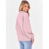imageANRABESS Womens Oversized Sweatshirts Quarter Zip Long Sleeve Comfy Casual Pullover Tops 2025 Fall Trendy Y2K ClothesPink