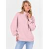 imageANRABESS Womens Oversized Sweatshirts Quarter Zip Long Sleeve Comfy Casual Pullover Tops 2025 Fall Trendy Y2K ClothesPink