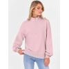 imageANRABESS Womens Oversized Sweatshirts Quarter Zip Long Sleeve Comfy Casual Pullover Tops 2025 Fall Trendy Y2K ClothesPink