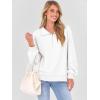 imageANRABESS Womens Oversized Sweatshirts Quarter Zip Long Sleeve Comfy Casual Pullover Tops 2025 Fall Trendy Y2K ClothesWhite