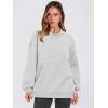 imageANRABESS Womens Oversized V Neck Sweatshirt Fleece Long Sleeve Hoodies Pullover Comfy Top 2026 Outfits Teen Preppy ClothesLight Gray