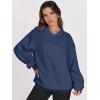 imageANRABESS Womens Oversized V Neck Sweatshirt Fleece Long Sleeve Hoodies Pullover Comfy Top 2026 Outfits Teen Preppy ClothesNavy Blue