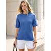 imageANRABESS Womens Short Sleeve Sweater Oversized Lightweight Business Casual Tops Crewneck Soft Knit 2026 Spring Summer OutfitsRoyal Blue