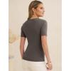 imageANRABESS Womens Short Sleeve Sweaters Summer Scoop Neck Casual Basic Shirts Knit Pullover Work Tops 2026 Spring OutfitsDrak Taupe