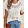 imageANRABESS Womens Tops 2026 Trendy Summer Shirts Crochet Cap Sleeve Knitted Sweater Beach Vacation Clothes Fall Fashion OutfitsCream White