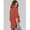 imageANRABESS Womens Tops Oversized T Shirts Short Sleeve Crewneck Summer Casual Loose Basic Tee Shirt 2026 Trendy Fashion ClothesBrick Red
