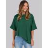imageANRABESS Womens Tops Oversized T Shirts Short Sleeve Crewneck Summer Casual Loose Basic Tee Shirt 2026 Trendy Fashion ClothesDark Green