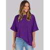 imageANRABESS Womens Tops Oversized T Shirts Short Sleeve Crewneck Summer Casual Loose Basic Tee Shirt 2026 Trendy Fashion ClothesDark Purple