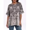 imageANRABESS Womens Tops Oversized T Shirts Short Sleeve Crewneck Summer Casual Loose Basic Tee Shirt 2026 Trendy Fashion ClothesFloral Black Print
