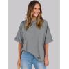 imageANRABESS Womens Tops Oversized T Shirts Short Sleeve Crewneck Summer Casual Loose Basic Tee Shirt 2026 Trendy Fashion ClothesGray