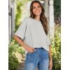 imageANRABESS Womens Tops Oversized T Shirts Short Sleeve Crewneck Summer Casual Loose Basic Tee Shirt 2026 Trendy Fashion ClothesLight Gray