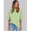 imageANRABESS Womens Tops Oversized T Shirts Short Sleeve Crewneck Summer Casual Loose Basic Tee Shirt 2026 Trendy Fashion ClothesLight Green