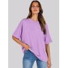 imageANRABESS Womens Tops Oversized T Shirts Short Sleeve Crewneck Summer Casual Loose Basic Tee Shirt 2026 Trendy Fashion ClothesLilac