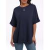imageANRABESS Womens Tops Oversized T Shirts Short Sleeve Crewneck Summer Casual Loose Basic Tee Shirt 2026 Trendy Fashion ClothesNavy Blue