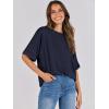 imageANRABESS Womens Tops Oversized T Shirts Short Sleeve Crewneck Summer Casual Loose Basic Tee Shirt 2026 Trendy Fashion ClothesNavy Blue