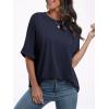 imageANRABESS Womens Tops Oversized T Shirts Short Sleeve Crewneck Summer Casual Loose Basic Tee Shirt 2026 Trendy Fashion ClothesNavy Blue